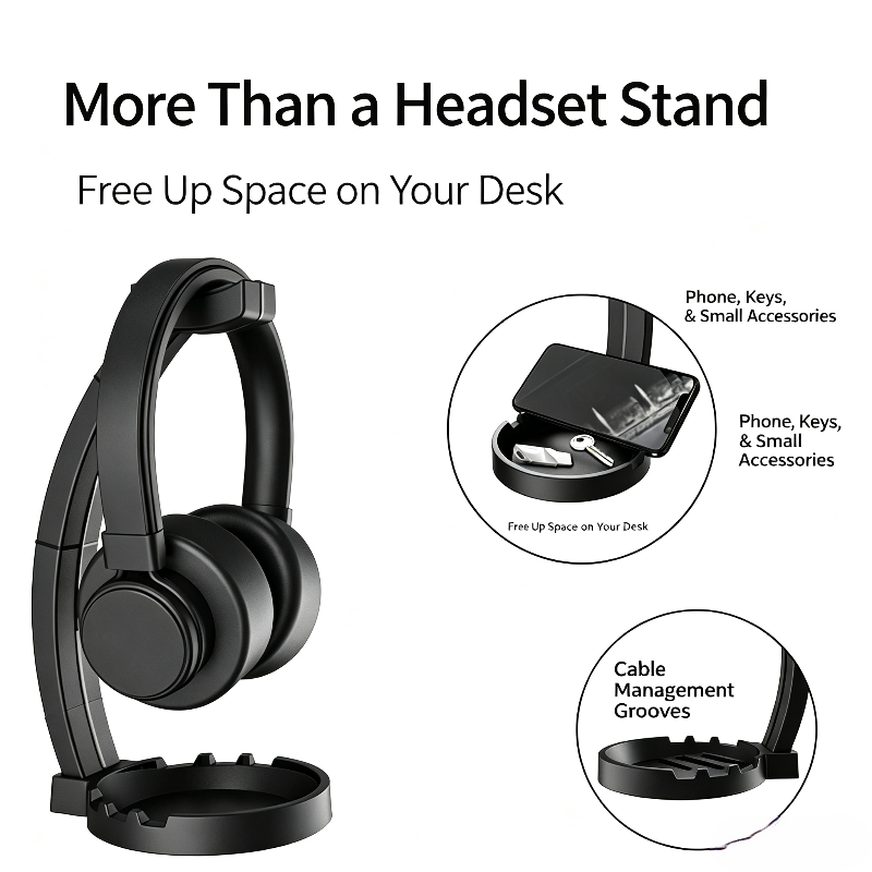 Headphone Stand With Storage T - огляд і ціна Headphone Parts