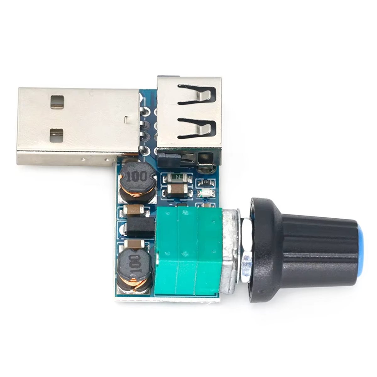 A64I DC 5-12V USB Fan Stepless - огляд і ціна Volume Control Board