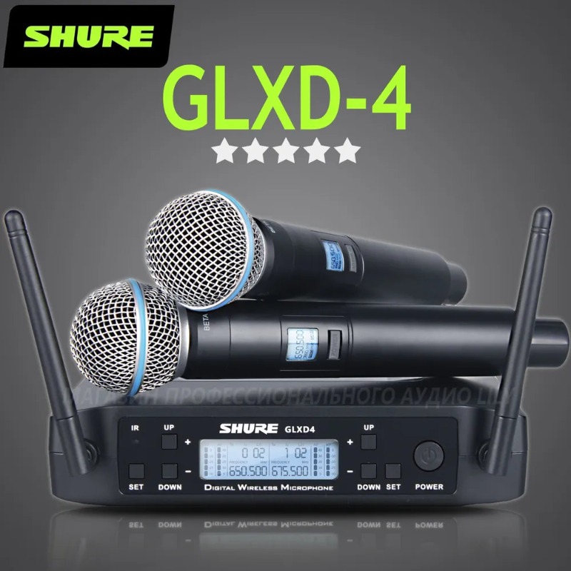 Shure GLXD4 BETA 58A Professio - огляд і ціна Ribbon Microphone