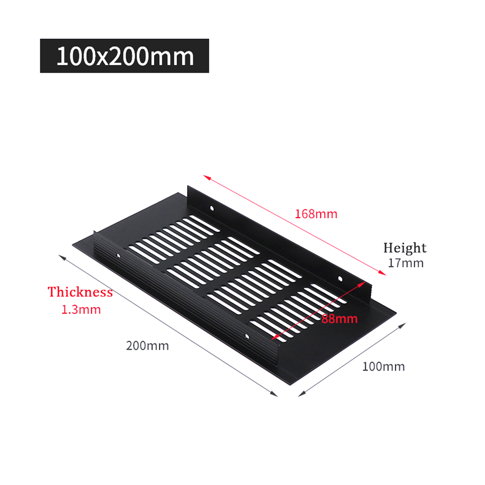 150/200/225/250/300/350/400mm  - огляд і ціна Ventilation Grille Aluminum