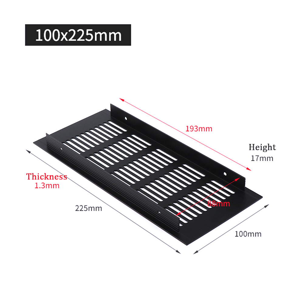 150/200/225/250/300/350/400mm  - огляд і ціна Ventilation Grille Aluminum