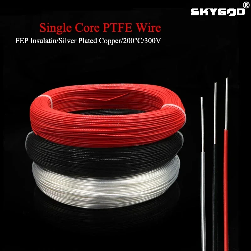 2/5/10/20/50M  Single Core PTF - огляд і ціна Audio Jumper Wire
