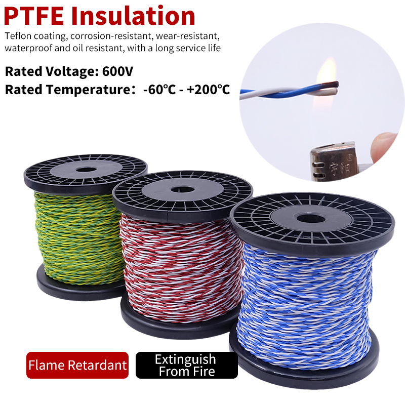 PTFE Wire AFS200 2pins 26/25/2 - огляд і ціна Audio Jumper Wire