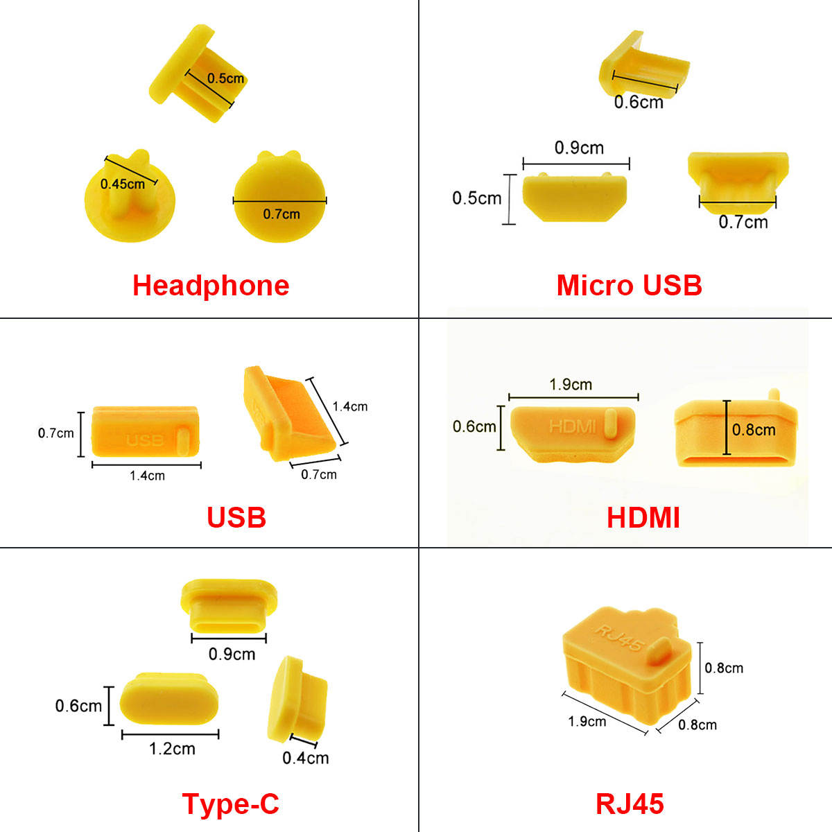 JCD 10pcs Silicone Type-C Micr - огляд і ціна Mdi Cable