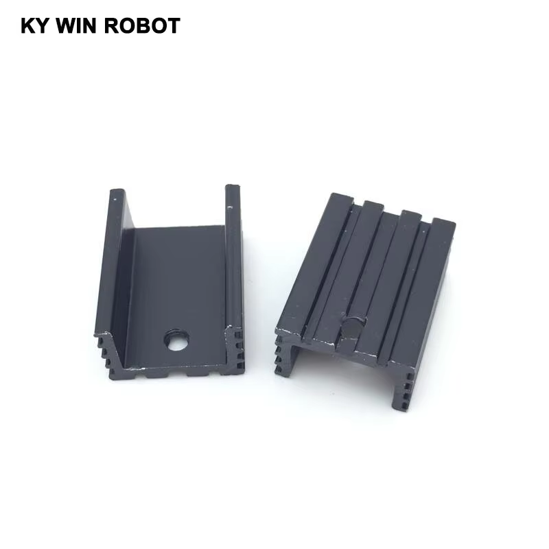 10pcs  Aluminium TO-220 Heatsi - огляд і ціна Heatsink Aluminum