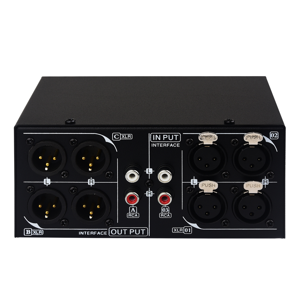 3 in 3 out fully balanced XLR  - огляд і ціна Passive Preamp
