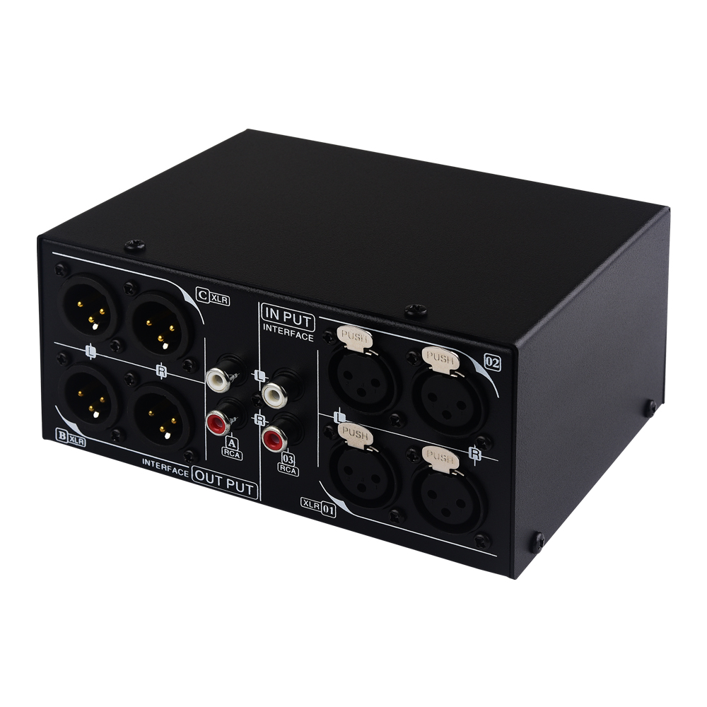 3 in 3 out fully balanced XLR  - огляд і ціна Passive Preamp
