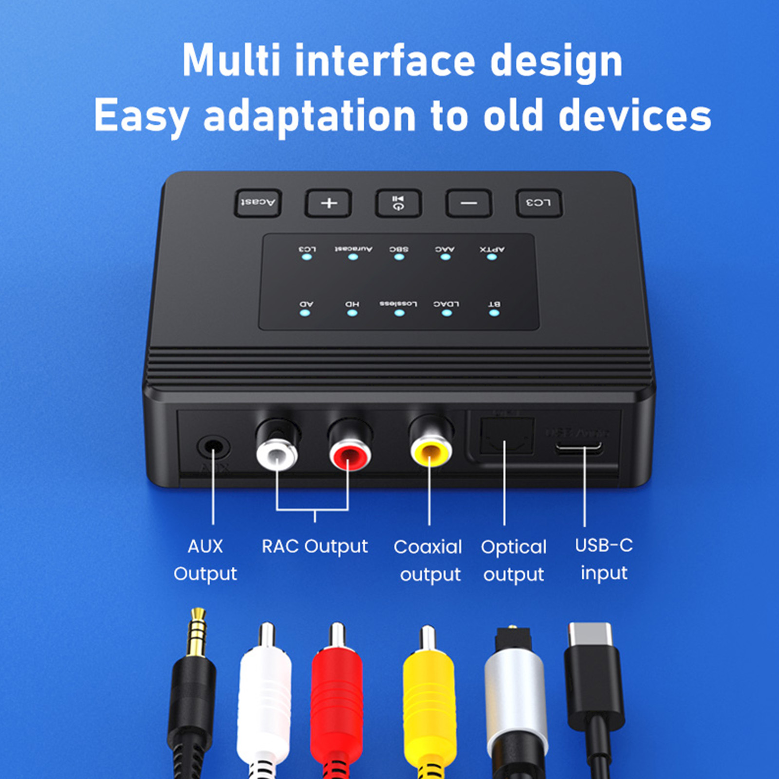 LDAC AptX-HD/AD/LL BT 6.0 HD A - огляд і ціна Audio Cable Rca