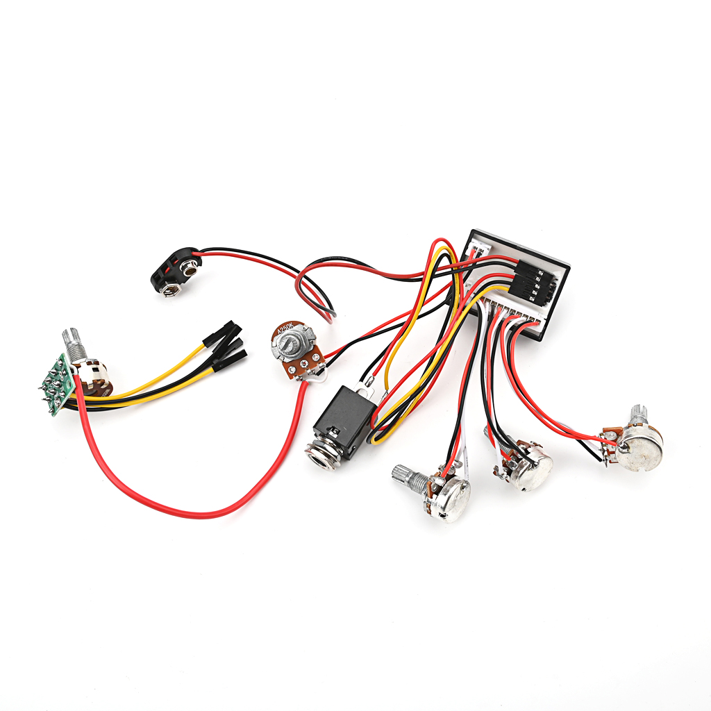 Pre-wired 3 Band Active Bass C - огляд і ціна Passive Preamp
