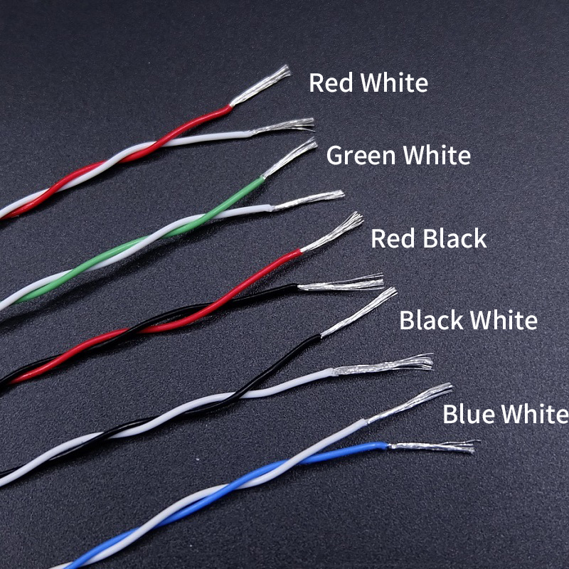 2M/10M 2pins PTFE Wire 30/26/2 - огляд і ціна Audio Jumper Wire