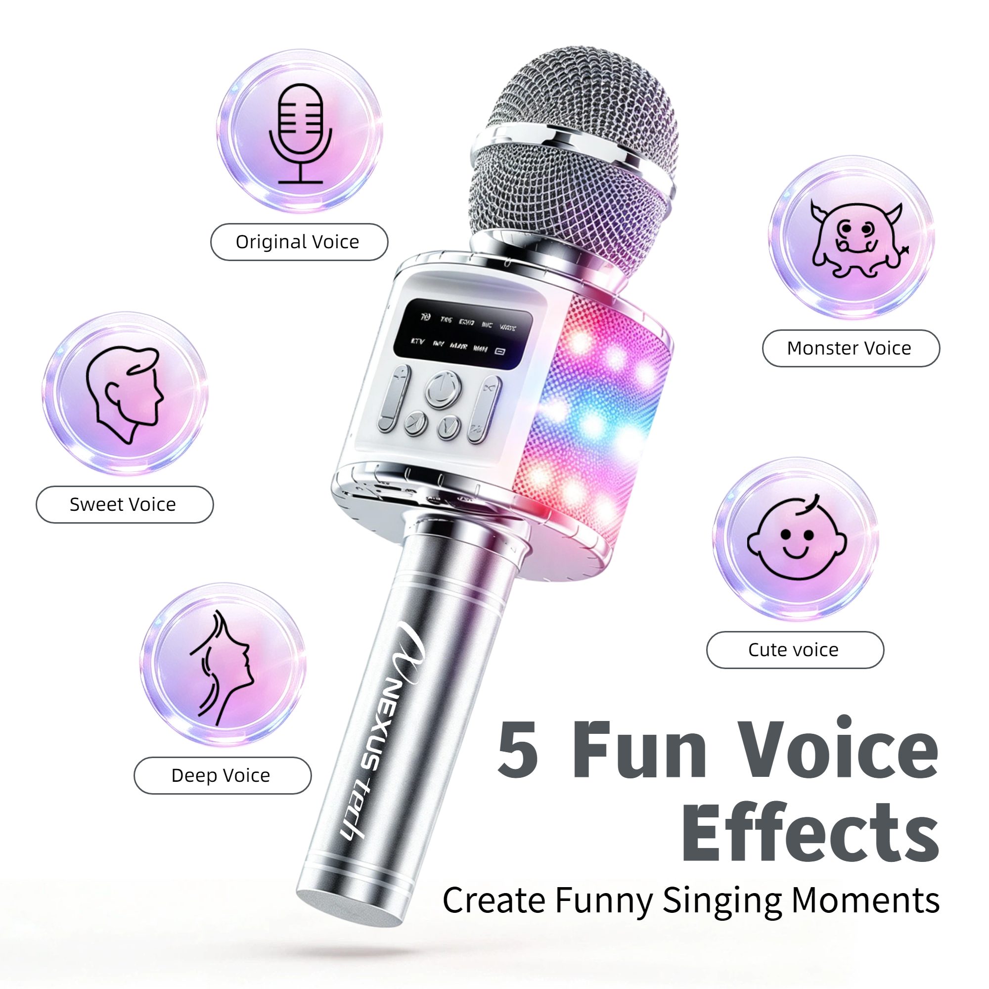 TWS Dual Wireless Karaoke Micr - огляд і ціна Microphone Capsule