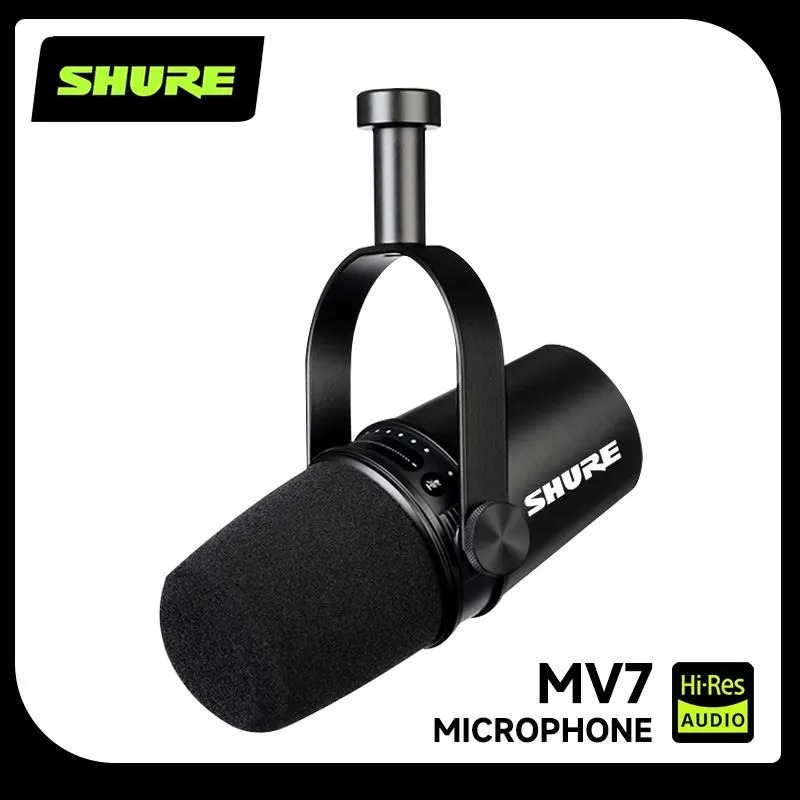 Shure MV7 Hybrid USB/XLR Dynam - огляд і ціна Usb Sound Card