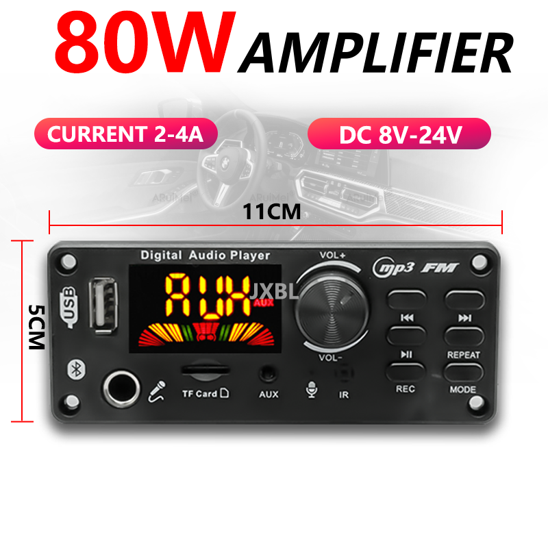 80W Bluetooth 5.0 MP3 Decoder  - огляд і ціна Dac Board