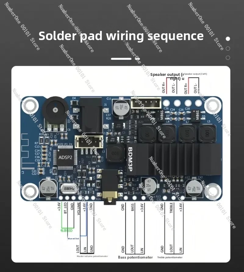 BDM3P Portable Bluetooth 5.3 A - огляд і ціна Diy Speaker