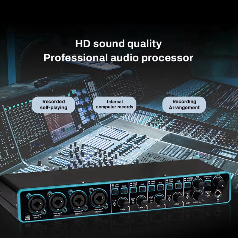 Audio Interface Sound Card Pro - огляд і ціна Usb Sound Card