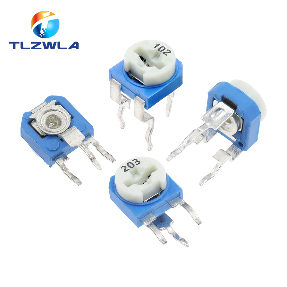 20PCS RM065 RM-063 Series 100  - огляд і ціна Potentiometer 10K