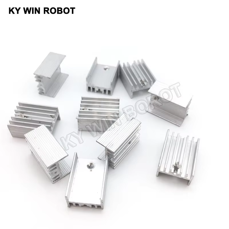 10pcs Aluminium TO-220 Heatsin - огляд і ціна Heatsink Aluminum